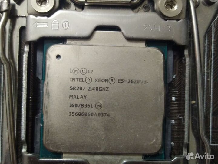 Материнская плата huananzhi X99+cpu+озу 8гб ddr4