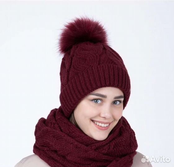 Зимняя шапка на флисе