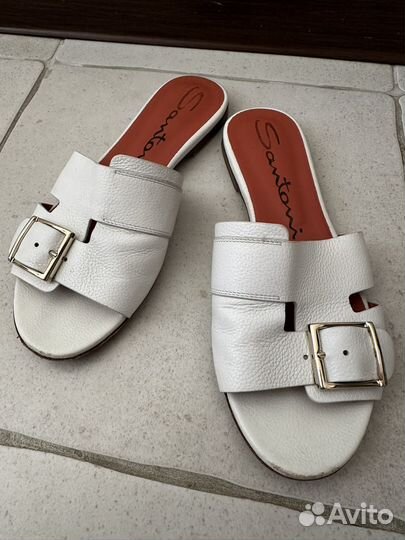 Шлепанцы женские Santoni