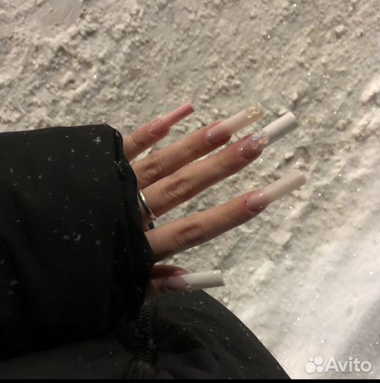 Наращивание ногтей на дому