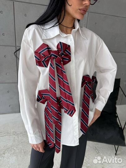 Рубашка с бантами