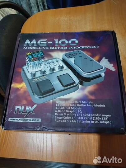 Процессор эффектов для гитары NUX MG-100