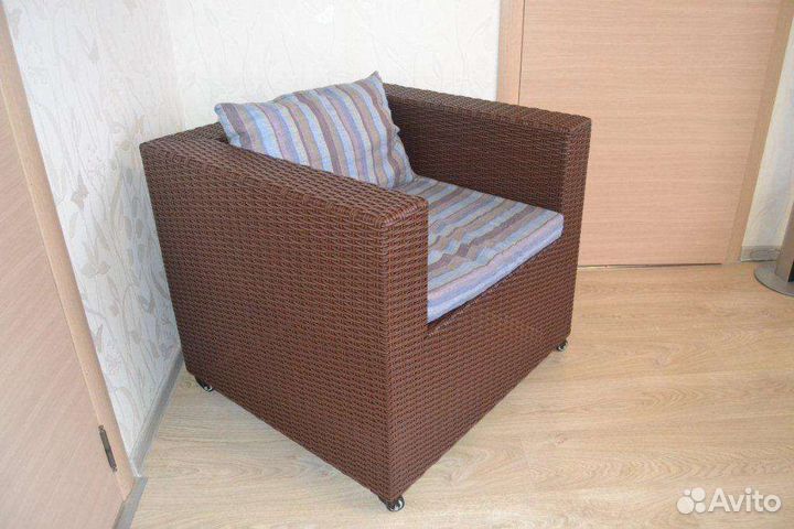 Обучение плетения искусственным ротангом