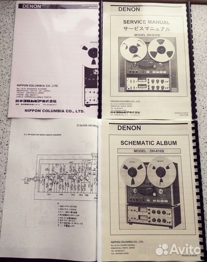 Denon DH-510,610,630,710 - инструкции,сервисы, схе