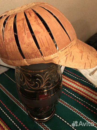 Бейсболка из бересты новая