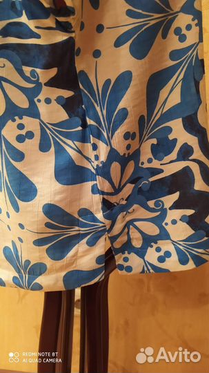 Блуза бело- синяя Next 46