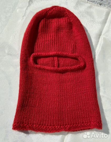 Балаклава из Турецкой пряжи Alize Angora Gold