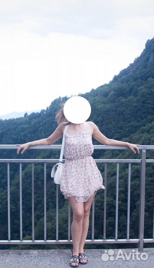 Шифоновый сарафан 44 размер