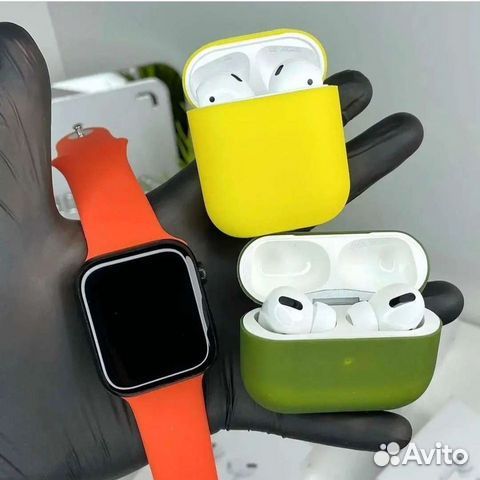 Наушники AirPods и Смарт Часы Apple Watch