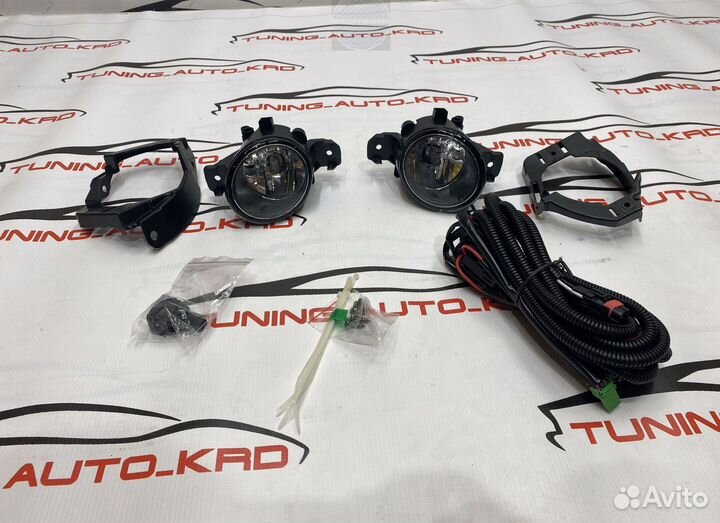 Установочный комплект туманок Nissan Juke 2м