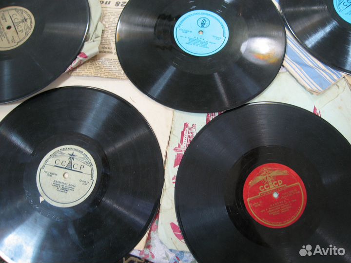 Грампластинки СССР 50 х годов