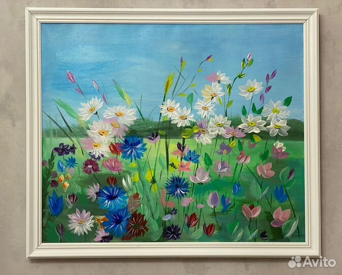 Картина холст акрил