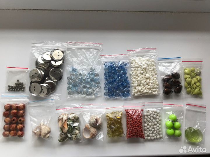 Швейная фурнитура, бусины