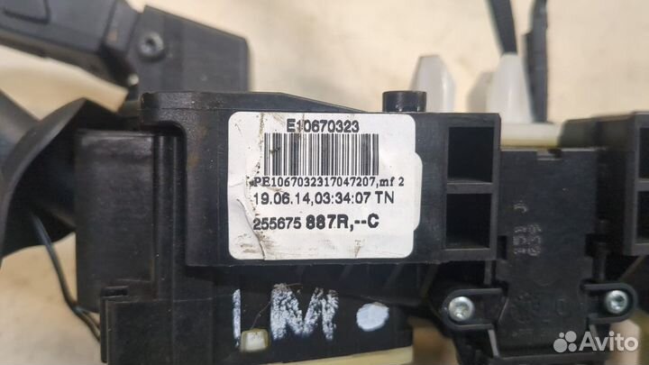 Переключатель поворотов и дворников Renault Clio, 2014