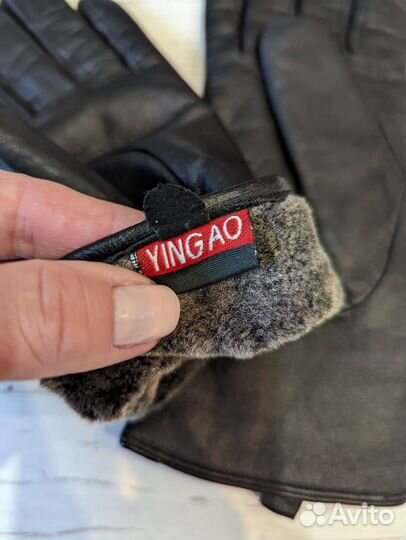 Перчатки кожаные женские