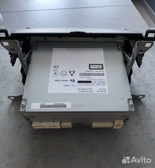 Оригинальная магнитола на toyota rav 4 15-19 год