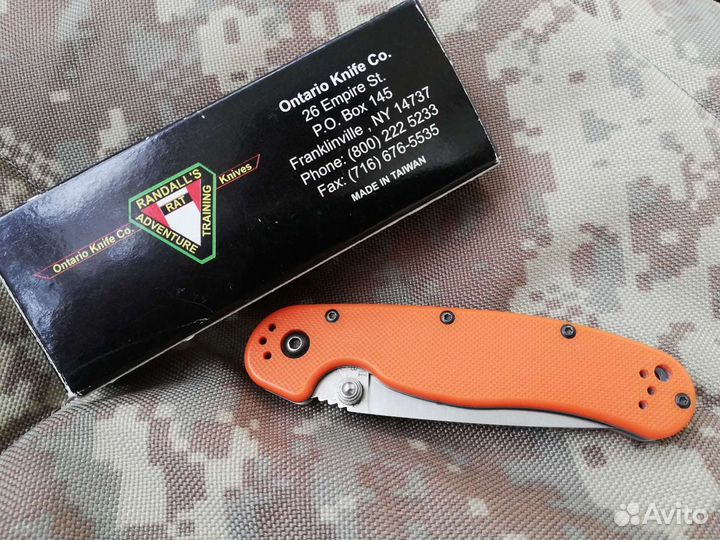 Нож Ontario RAT Model 2 Orange