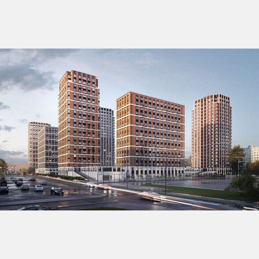 2-к. квартира, 61,4 м², 9/16 эт.