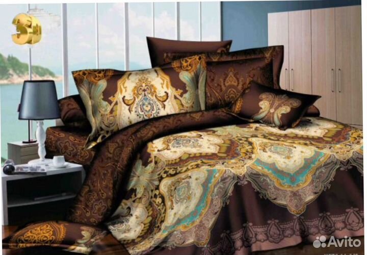 Новый комплект постельного белья