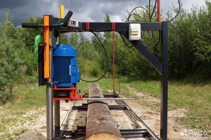 Пилорама шинная редукторная 5.5кВт