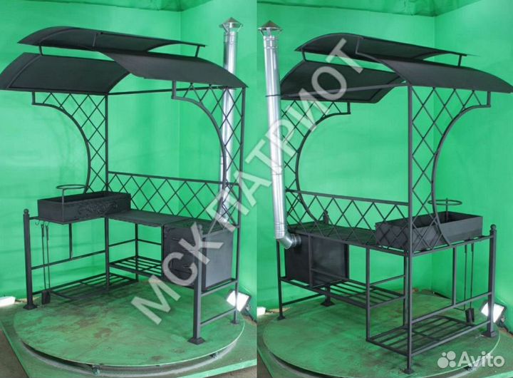 Беседка с мангалом