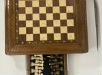 Шахматы нарды шашки 3 в 1 сувениры