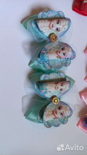 Бантики ручной работы из экокожи
