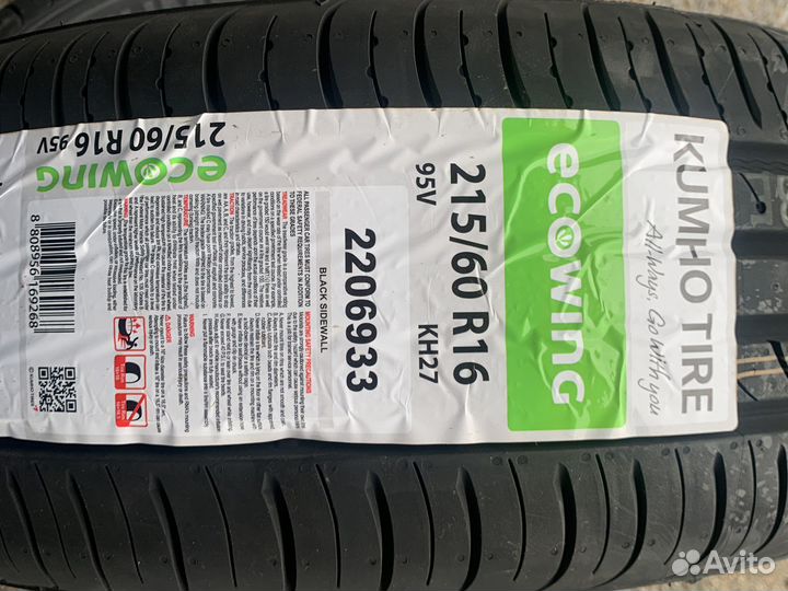 Kumho Ecowing ES01 KH27 215/60 R16 95V