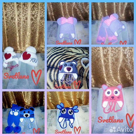 Детские шапочки новые