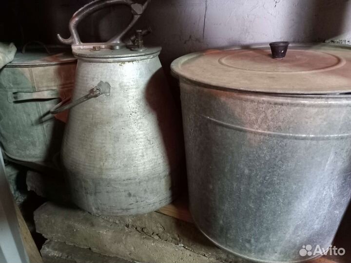 Фляга алюминиевая бу 40л