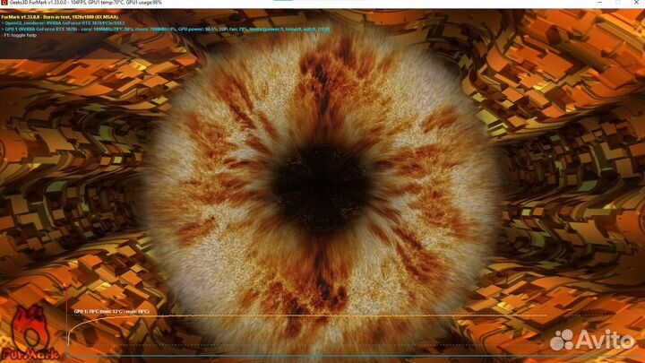 RTX 3070 Gigabyte eagle (8 Гб, 256 бит)