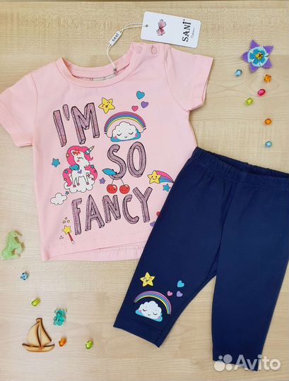 Комплект для девочки 9 месяцев (74см)