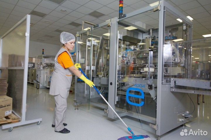Уборщик на производство, частая и выс0кая оплата(с