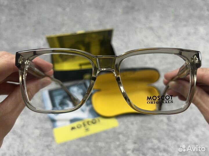 Очки имиджевые прозрачные Moscot