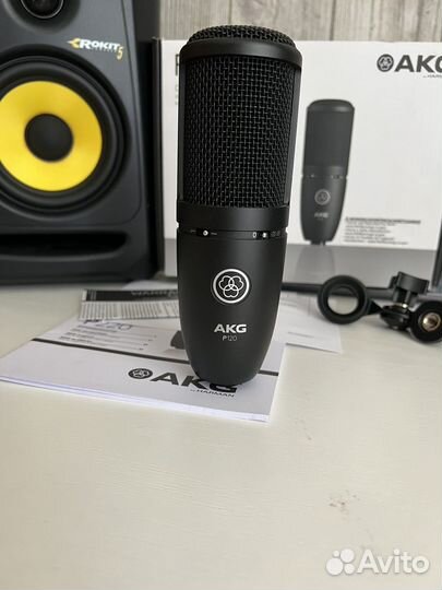 Микрофон akg p120 конденсаторный (идеал)