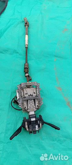 Рулевая колонка с круизом audi q7 4.L в сборе