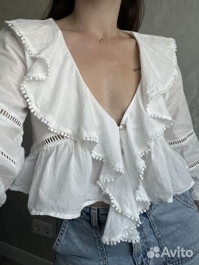 Блуза бохо S