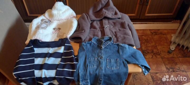 Детские вещи для мальчика на 1-2 года пакетом