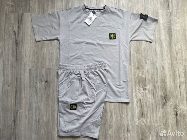 Костюм шорты с футболкой Stone Island