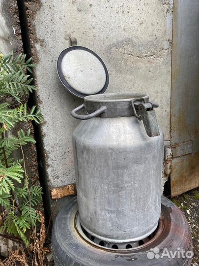 Фляга алюминиевая молочная