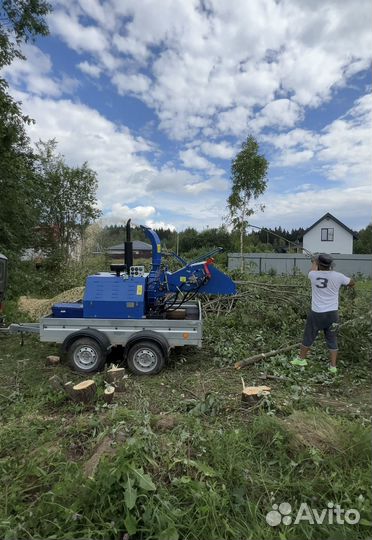 Очистка участка, покос травы, спил деревьев