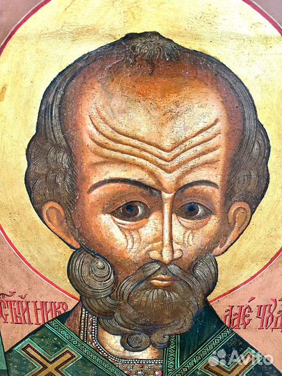 Икона Св.Николай Чудотворец 19 век