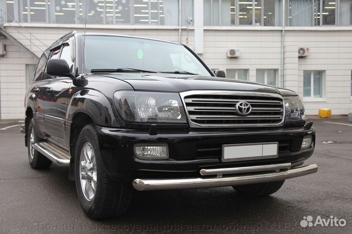 Защита переднего бампера Toyota Land Cruiser 100