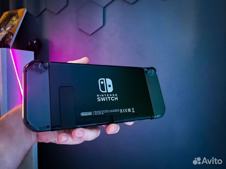 Nintendo switch rev 2 с играми