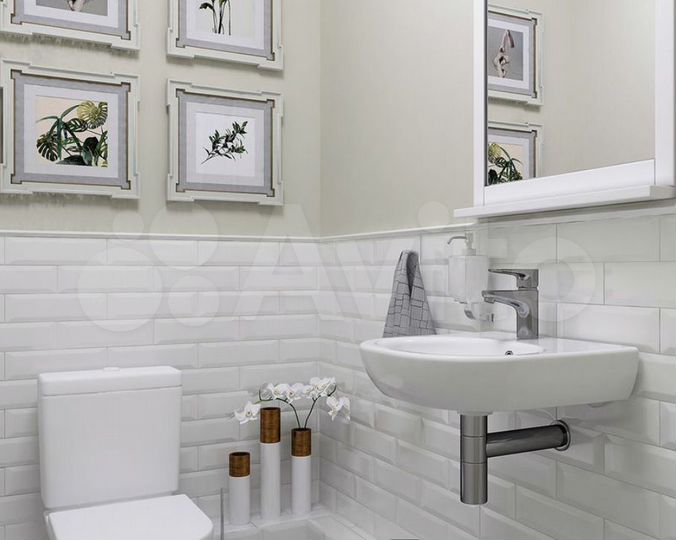 3-к. квартира, 56,5 м², 2/12 эт.