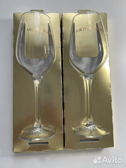 Бокалы Mondoro новые 2 шт