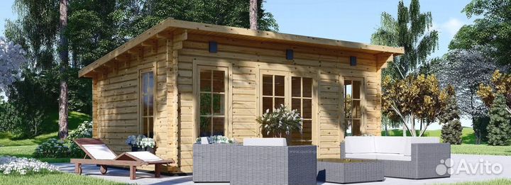 Дом из бруса элтон 44 5x4 TP