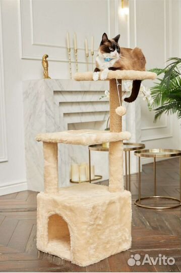 Домик для кошки с когтеточкой