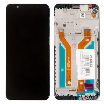 Дисплей в сборе с тачскрином и передней панелью (м