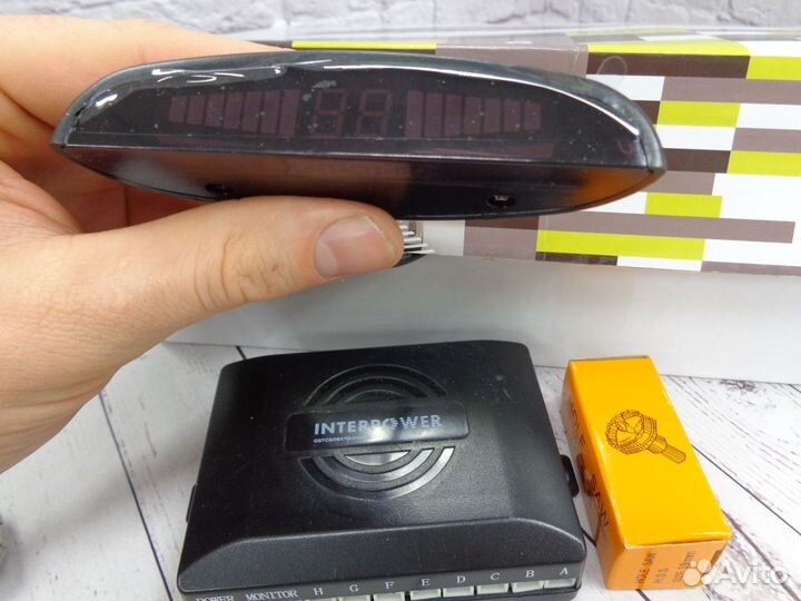 Парктроник Interpower IP-816 (на 8 датчиков) чёрны